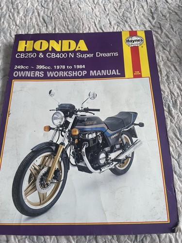 Haynes honda cb250 cb400 n - cb250,