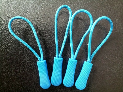 Blue zipper zip tag - 4,