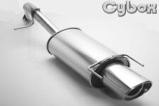 NEW MG ZR - ROVER 25 STAINLESS EXHAUST / BACK BOX