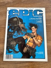 Epic Illustrated December 1985 Marvel Comic Book Magazine 4 J339