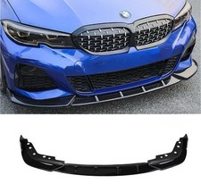 BMW 3 SERIES G20 G21 FRONT SPLITTER LIP VALANCE SPOILER SPLITTER GLOSS BLACK STM