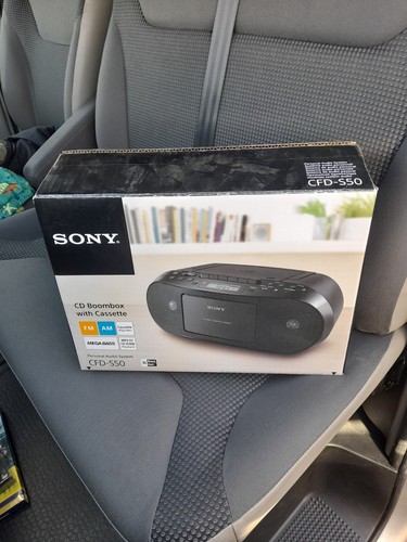 Sony cfd s50 black boombox - cfd-s50,