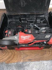 Milwaukee M18 FUEL 5" Flathead Braking Grinder, Slide Switch Lock-On  2887-20