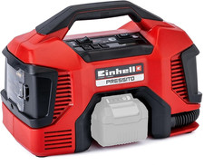 Einhell Air Compressor PRESSITO Power X-Change 3in1 Cordless Inflator Box Opened