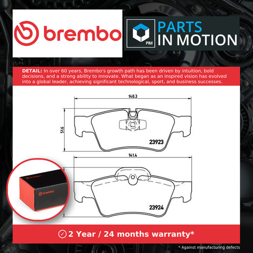 Brake pads set - brake, fits