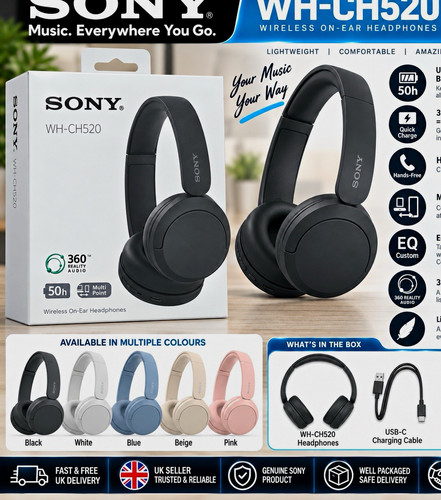 Sony ch520 bluetooth - sony, wh-ch520