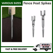 Ground Screw Fence Post Anchor