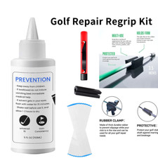 GOLF REPAIR REGRIP KIT Re Grip - Clamp - Knife - Grip Tape - 150ML Grip Solvent