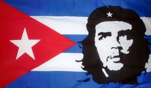 Che guevara cuba flag 3x2 - guevara,