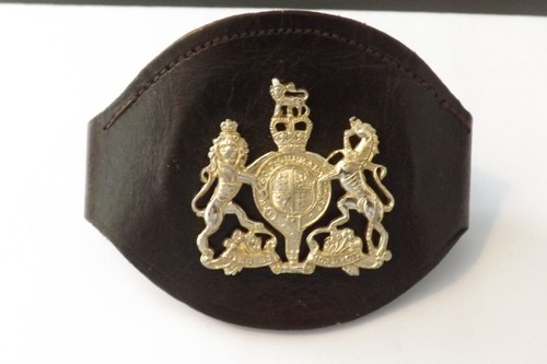 Military badge leather - military, on