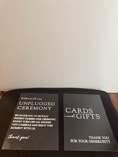 Wedding decor signs gifts - -,