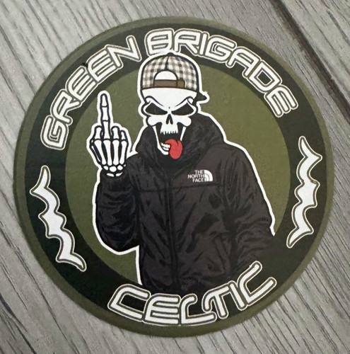 Green brigade celtic stickers - brigade,