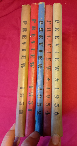 Five vintage preview film - preview,