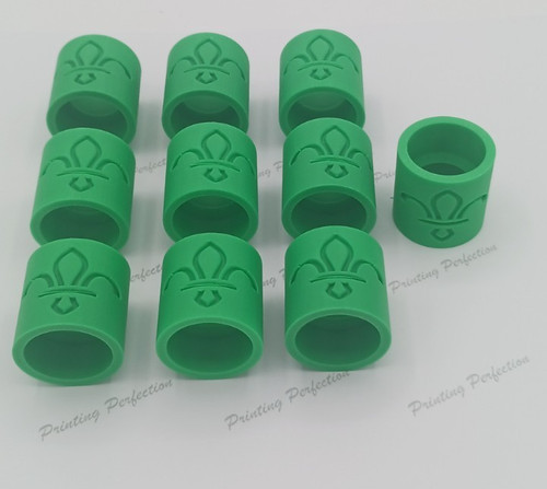 Green scout woggle - x,
