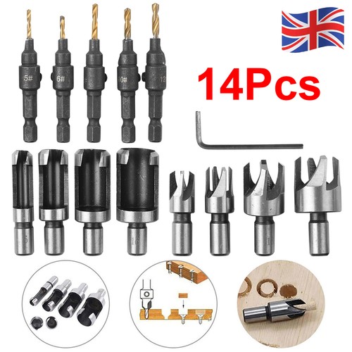 14pcs countersink drill - 14pcs, bit