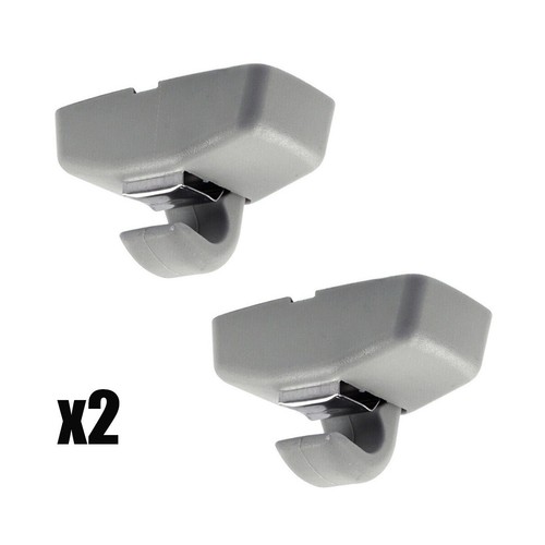 Sun visor hook clip bracket - 2x,