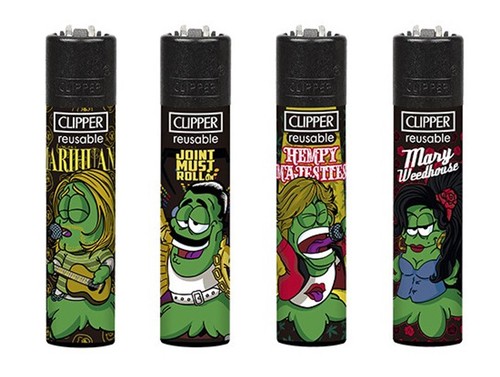 Rare hemp rock stars clipper - "hemp, stars"
