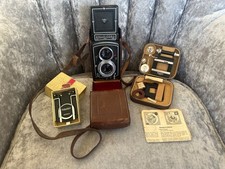 Rolleicord Camera 120 mm - mint condition + 35mm attachments & extras