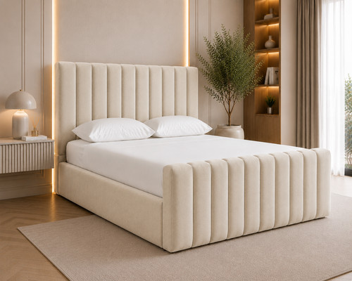 Luxury upholstered bed frame - luxury,