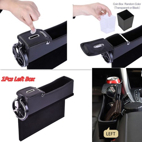 Left car seat storage - seat, cup
