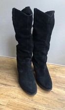 Women’s Faith Black Suede