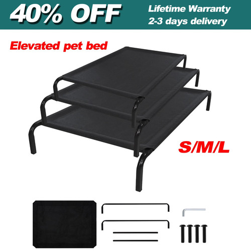 High raised dog bed elevated - raised,