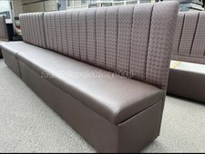 Restaurant Booth Seating Set Banquet Kitchen Bench Storage Corner Sofa