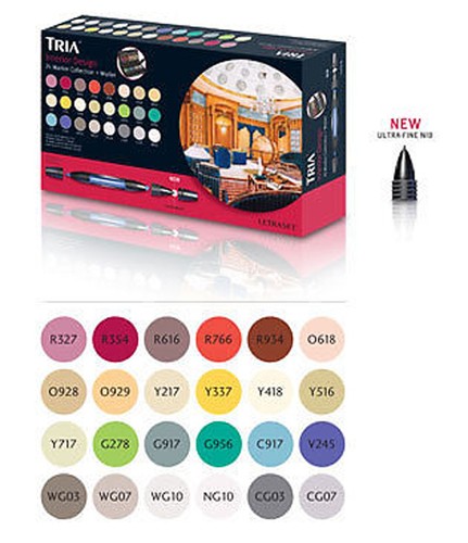 Letraset tria marker 24 - letraset,