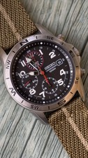 Seiko 7T92-0DX0 Mens Military