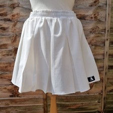 Asos Design Women's Size 10 White Pleated Tennis Skirt