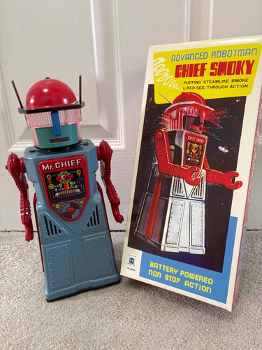 Vintage tinplate robot - ., chief