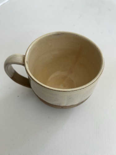 Stylish hand made pottery cup - made,