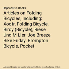 Articles on Folding Bicycles
