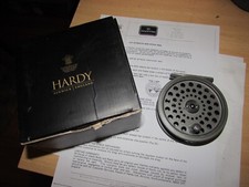 V good hardy alnwick JLH ultralite 7 trout fly fishing reel + box