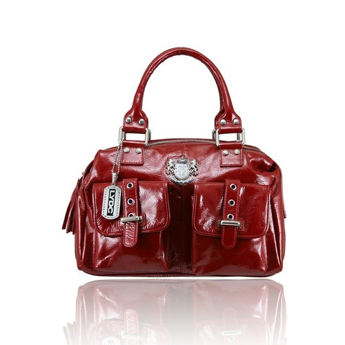 Lydc red patent - red, leather
