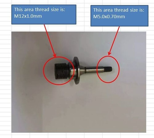 1pc adaptor m12x1 - adaptor, fit