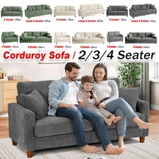 3/4 Seater Corduroy Sofa Jumbo