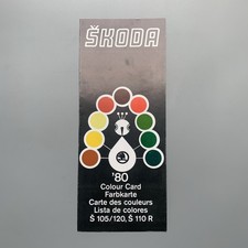 1979-80 Skoda Exterior Colours