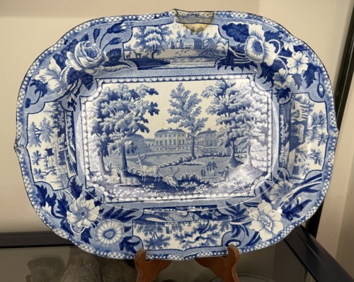19thc blue white - blue,