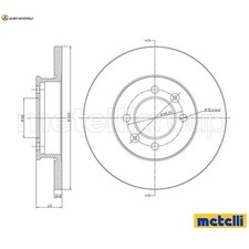 2x BRAKE DISCS 23-0136 FOR AUSTIN MG ROVER MAESTRO / HATCHBACK 100 / METRO 1.3L