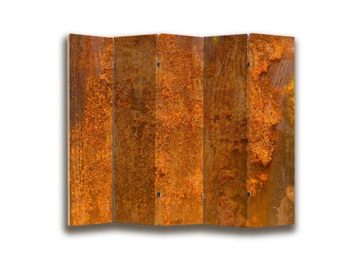 Canvas room divider iron - iron, rusty