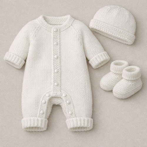 Premature baby grow knitting - baby,