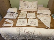 Winnie The Pooh Organic Cotton Full Bedding Set, Curtains, Wall Art, Lampshade