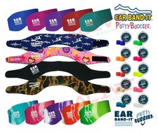 EAR BAND-IT Headband Ultra Original & Putty Buddies Silicone Floating Ear Plugs