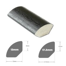 uPVC Quadrant Plastic Finishing Trim - Window / Tile Beading - 5 x 95cm Lengths