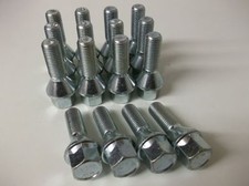 16 Wheel Nuts Lugs Fit Renault