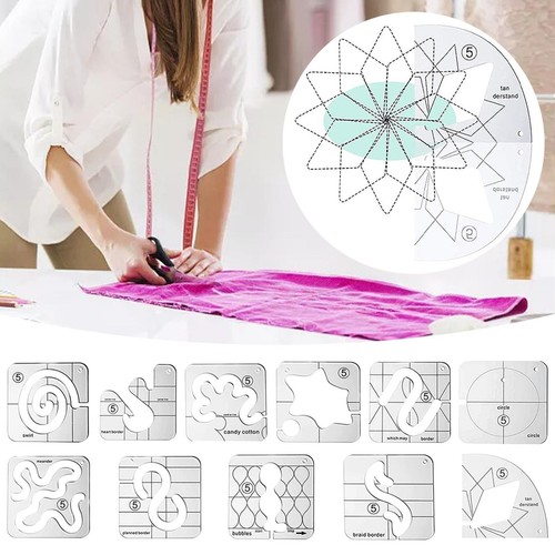 Free motion quilting templates - motion,