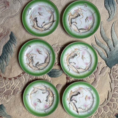 Rare vintage set embossed - vintage, 6