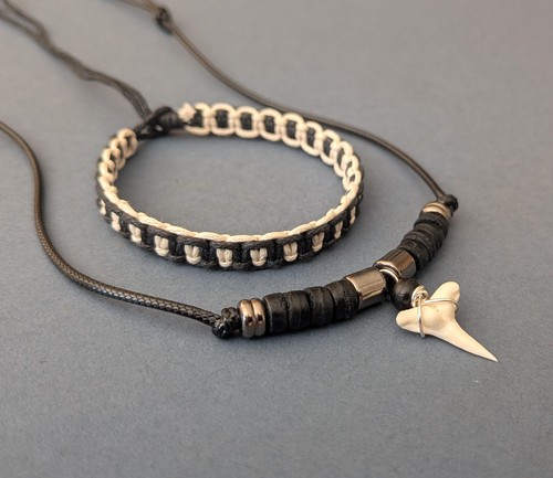 Real sharks teeth necklace