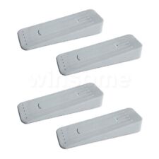 4x Door Wedge Rubber Heavy Duty Stop Strong Draft Stopper Home Office Non Slip